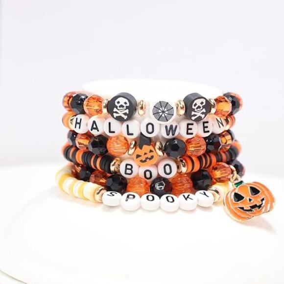 Friendship Bracelets - Beaded Bracelets Set for Teen Women Stretchable Bracelets - Picture 4 of 5